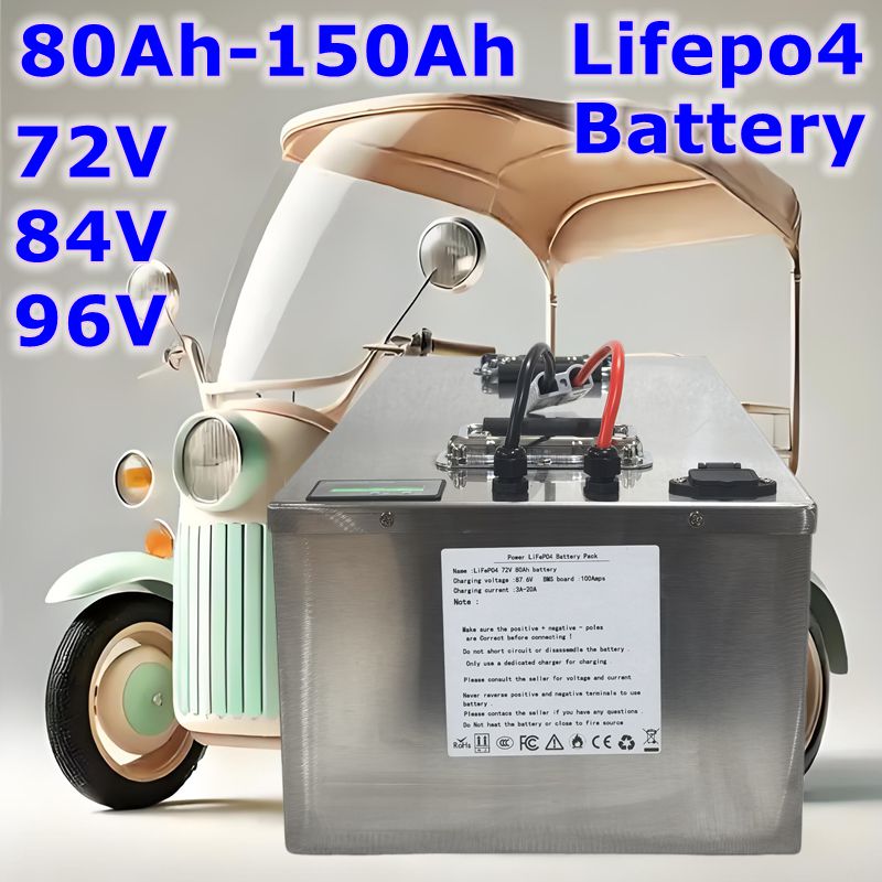 Lifepo4 72V 100Ah Battery Pack Ev - Akumulator LIFEPO4 72V 84V 96V 80AH