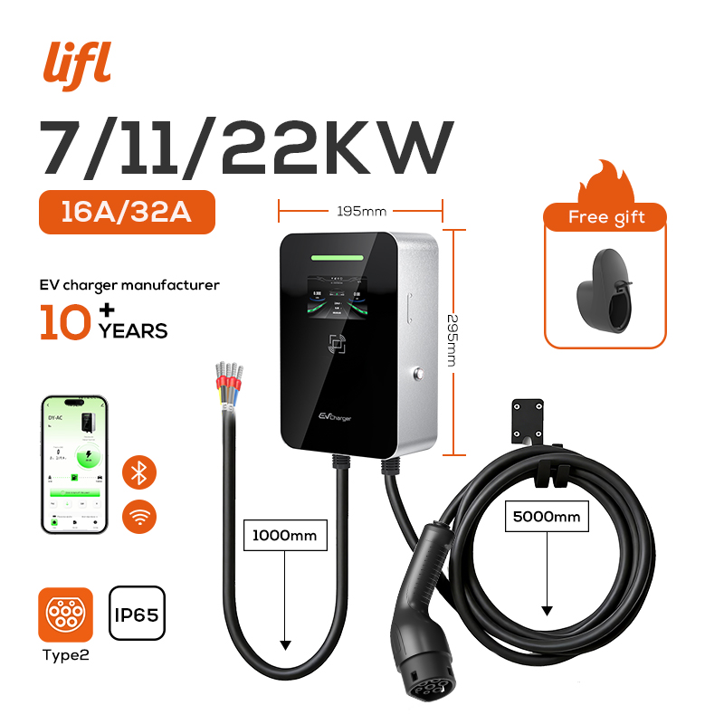 Ev Charger Type 2 22Kw 32A 3 Phase - Lifl 7KW 11KW 22KW 3-fazowa ładowarka
