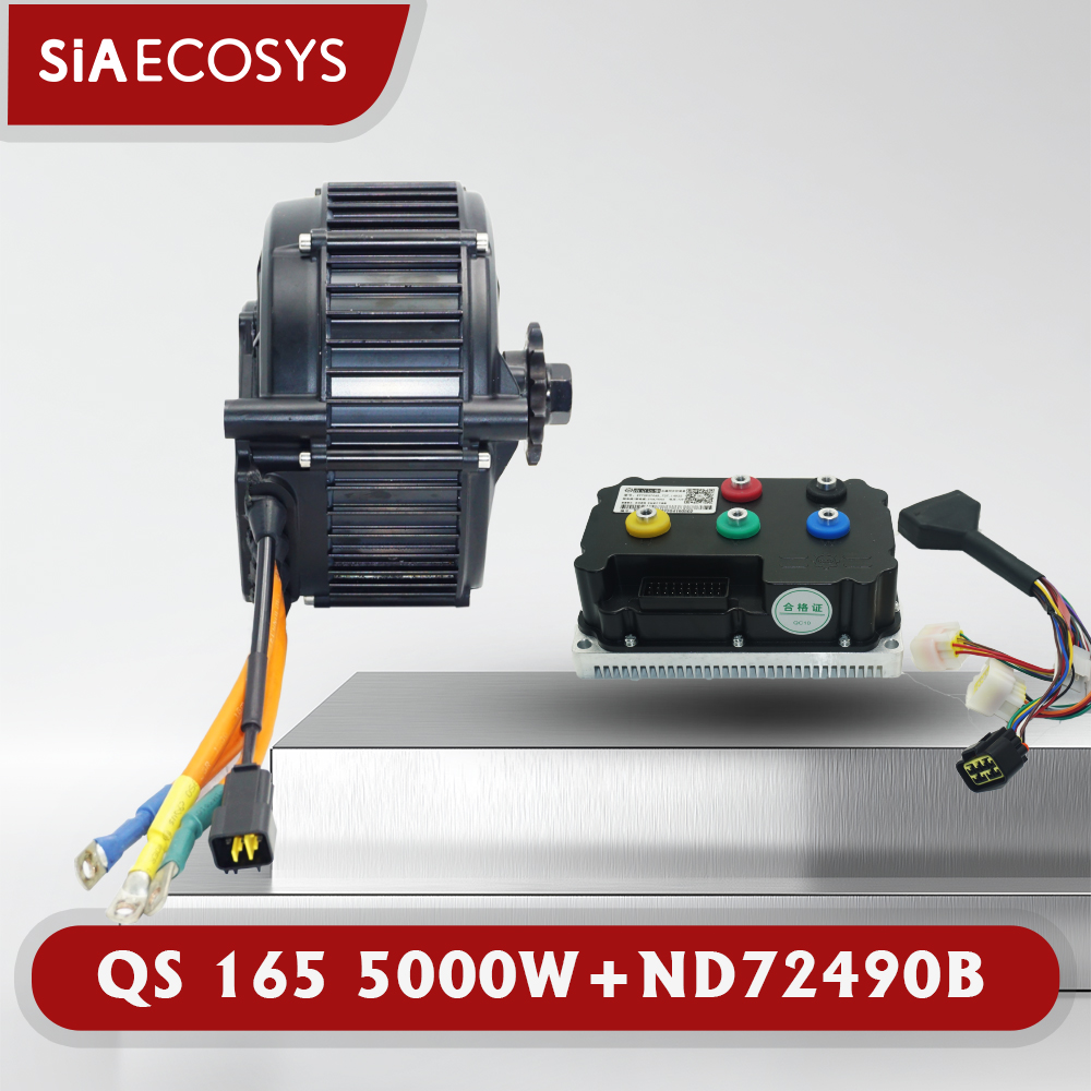 Zestawy silników do motocykli  – Mid Drive Motor Kit 72V 5000W recenzja i cena