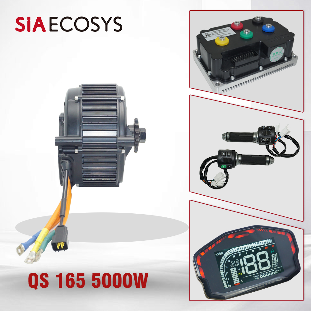 QSMOTOR QS165 V2 5000W 72V 35H – Mid Drive Motor Kit 72V 5000W recenzja i cena