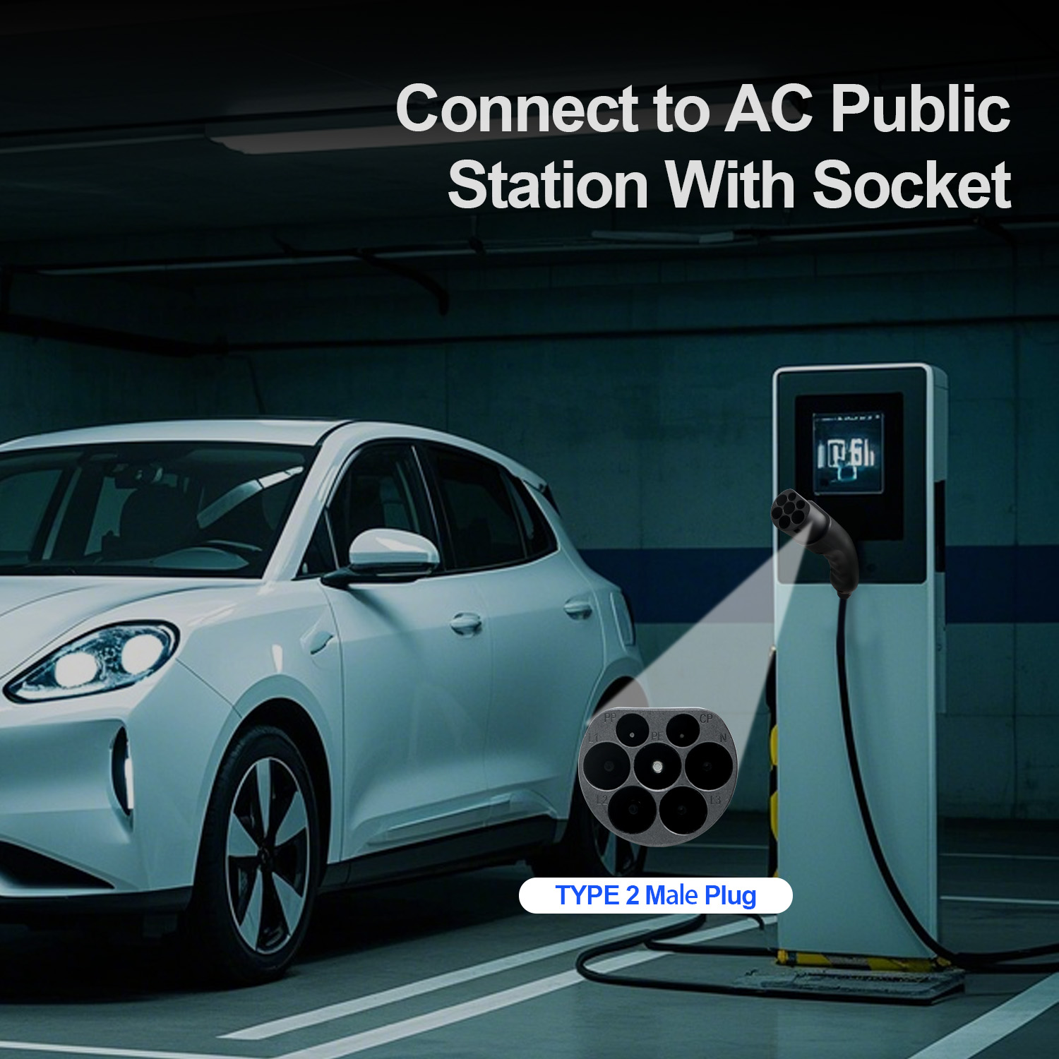 Wtyczka EV typu 2, męska, 1-fa – Ev Charger Type 2 22Kw 32A 3 Phase recenzja i cena